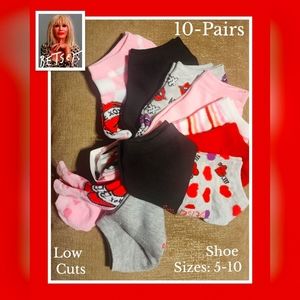 Betsey Johnson 10-Pairs Low Cuts Socks